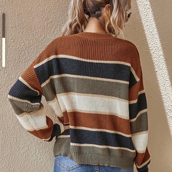 NWOT SHEIN sweater/jumper multicolored - Picture 4 of 9